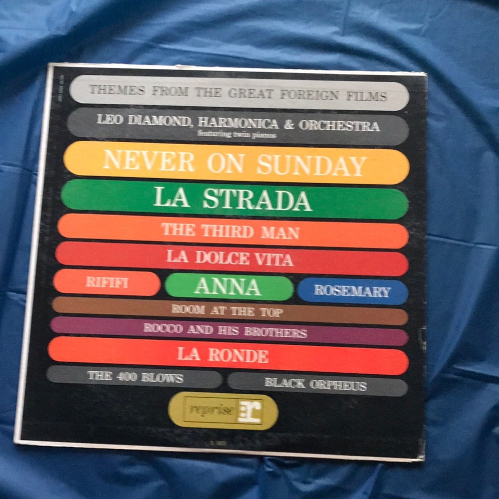 Vinyl record themes from the great foreign films: Leo diamond